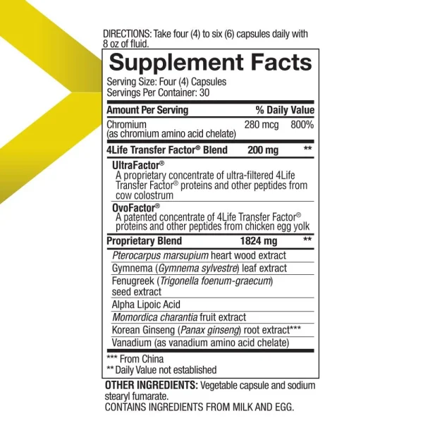 4Life Transfer Factor GluCoach - Imagen 2